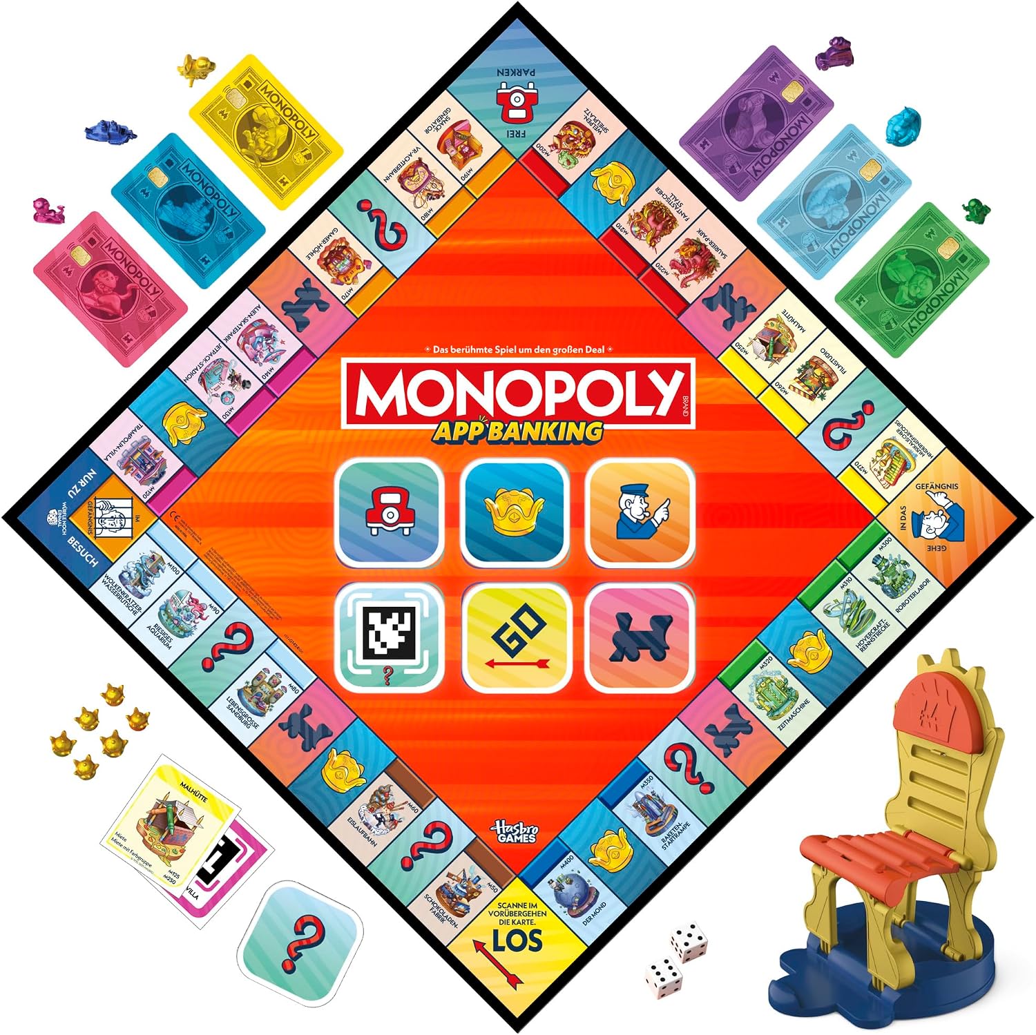 Detalle de Monopoly App Banking Brettspiel 2–6 Spieler 🎲