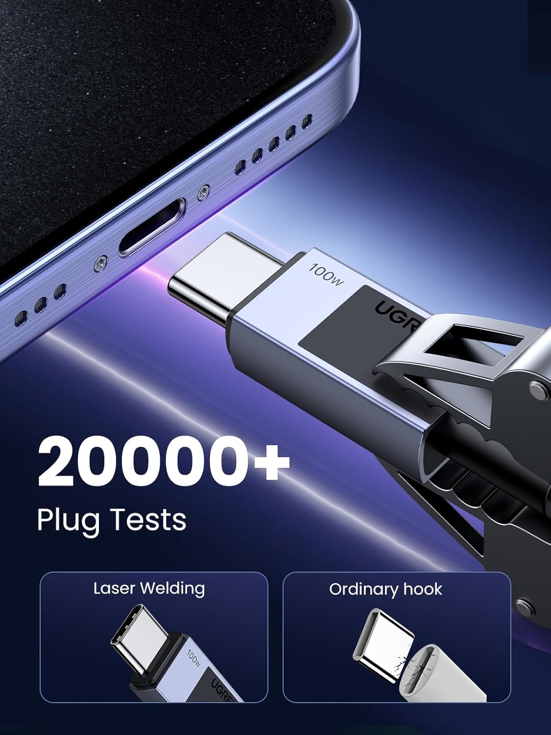Thumbnail 4 de UGREEN USB C to USB C 100W cable, 2m