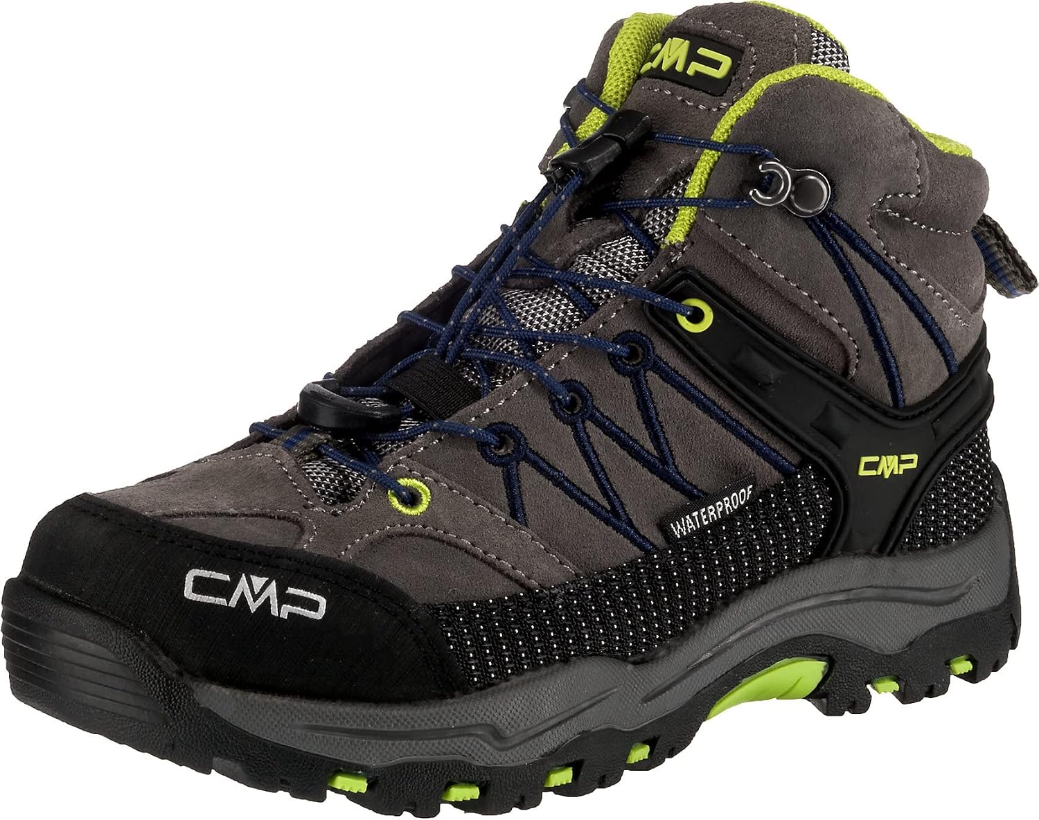Detalle de CMP Kids Rigel Mid Trekking Shoes Wp: Scarpe da trekking impermeabili per bambini e ragazzi, Lake Pink Fluo 26EL / 34 EU