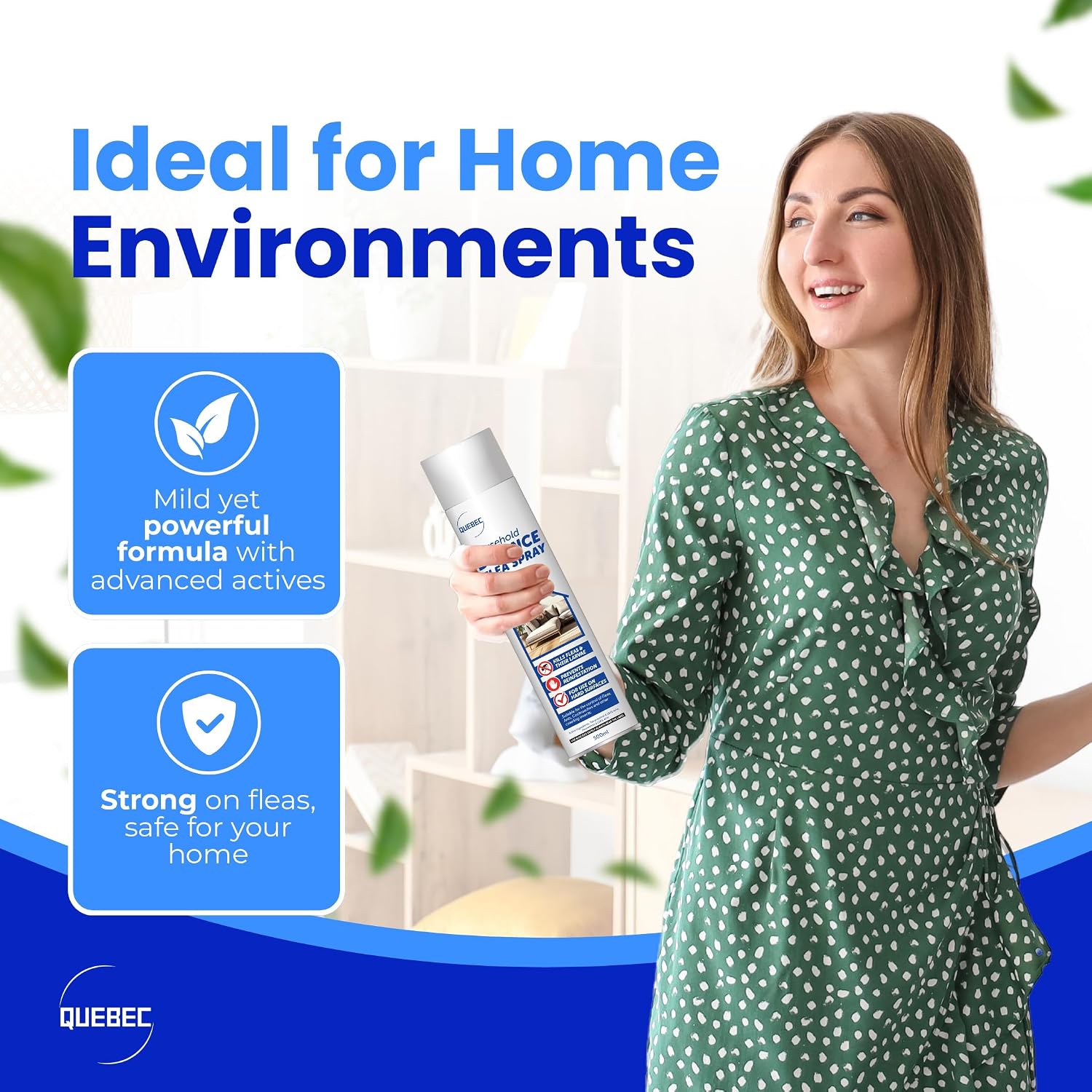 Thumbnail 5 de Quebec Household Flea Spray for the Home – Powerful Indoor Flea & Pest Control (500ML)