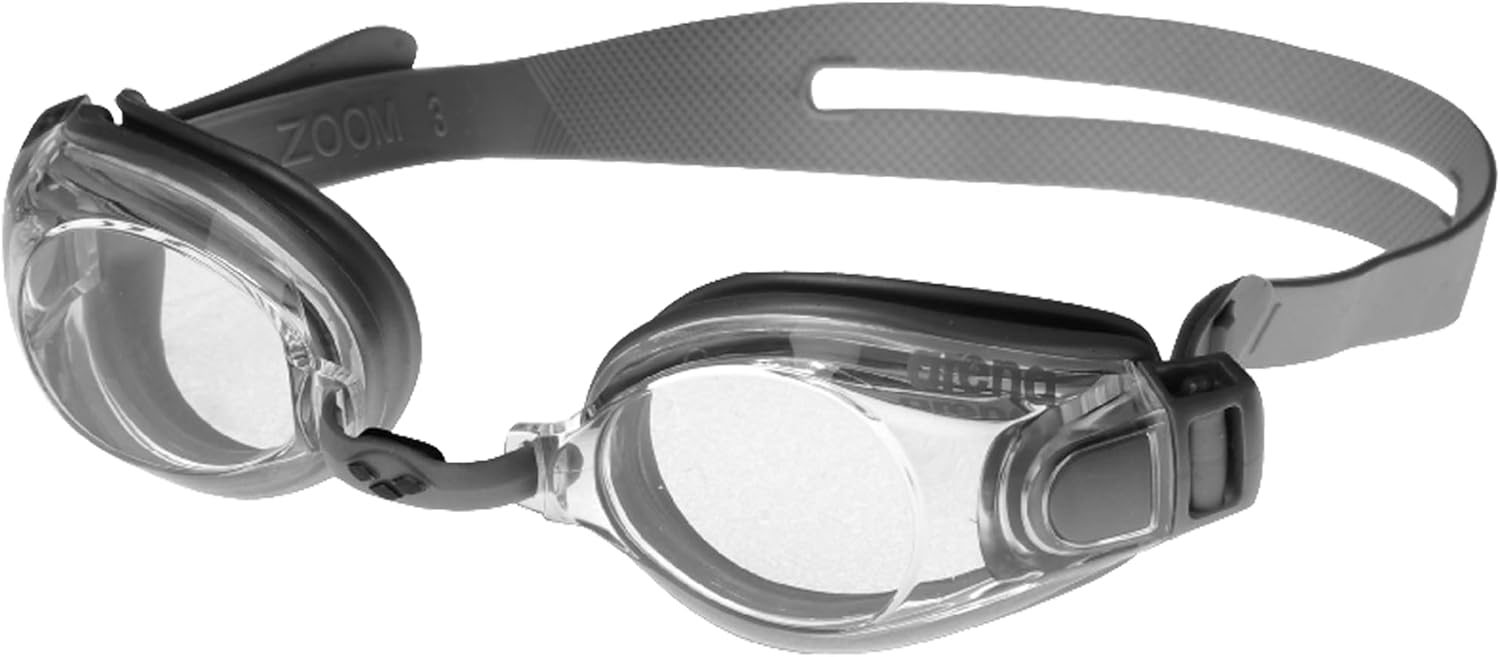 Detalle de Lunettes de Natation Arena Zoom X-Fit pour Adultes — Antibuée, Verres Larges, UV, Pont de Nez Ajustable