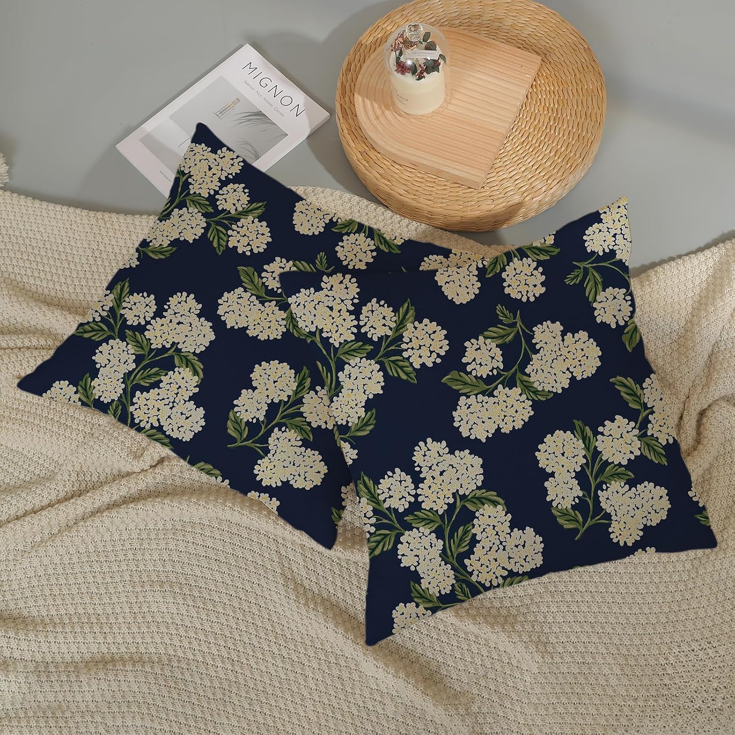 Thumbnail 4 de Floral Pillow Covers, 18x18 Inch