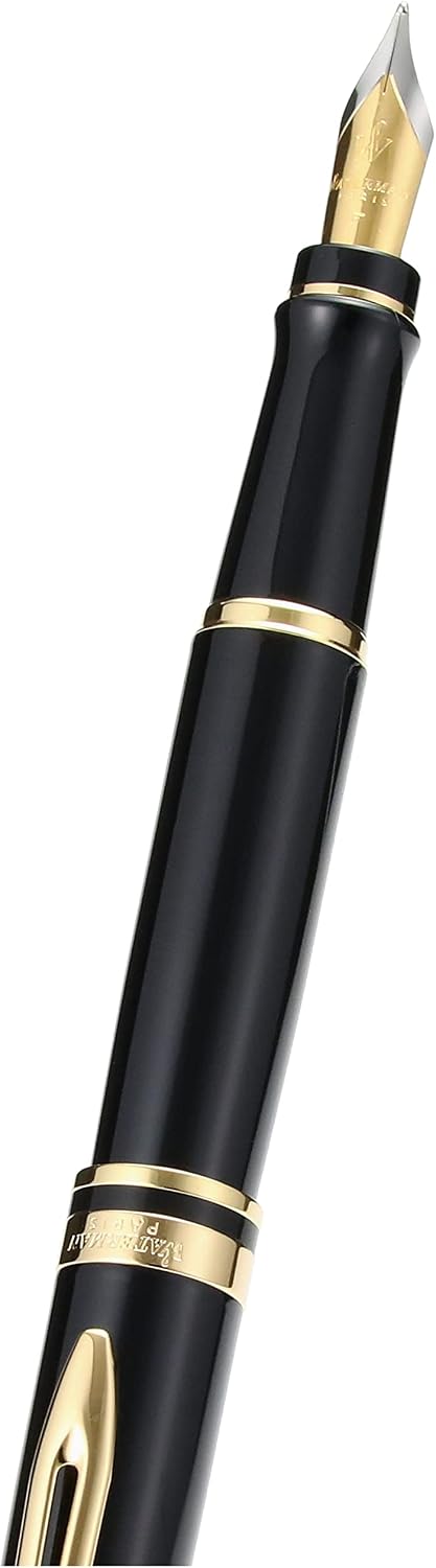 Detalle de WATERMAN エキスパート エッセンシャル ブラックGT S2243112 万年筆 F細字・金仕上げ