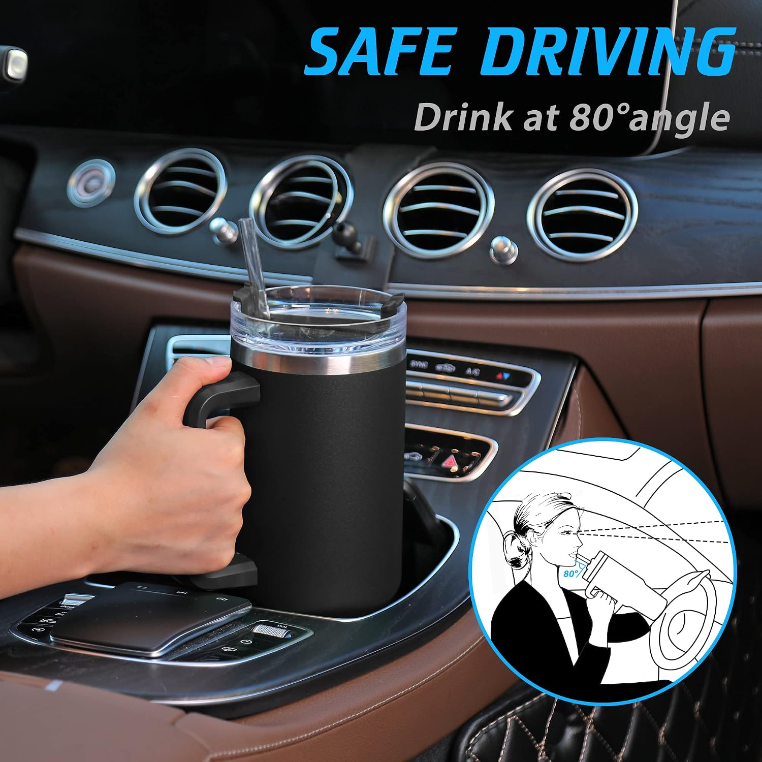 Detalle 2 de TaroKitc Insulated Tumbler, 40 oz