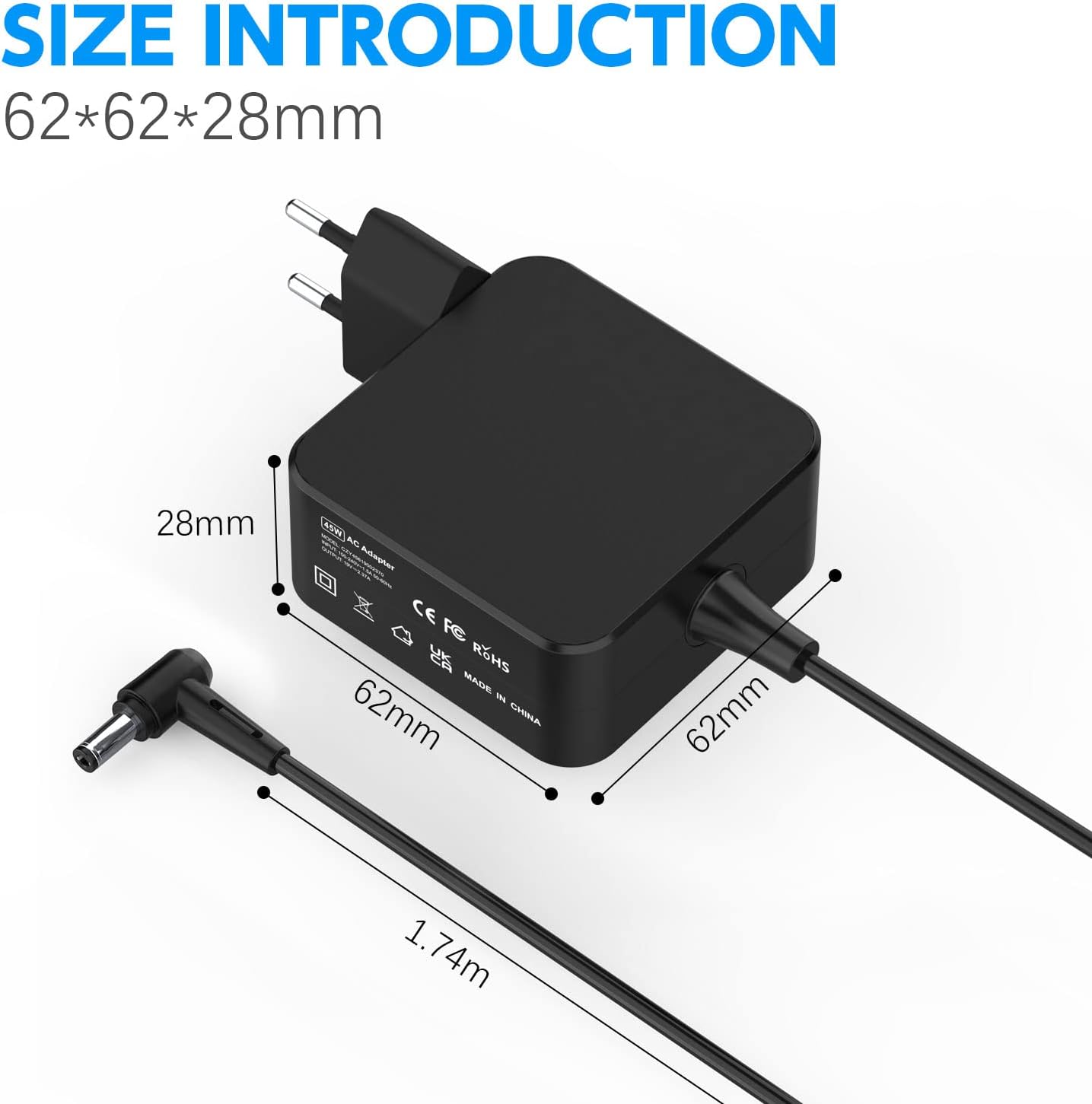 Detalle de Asus 45W Netzteil für Vivobook Zenbook