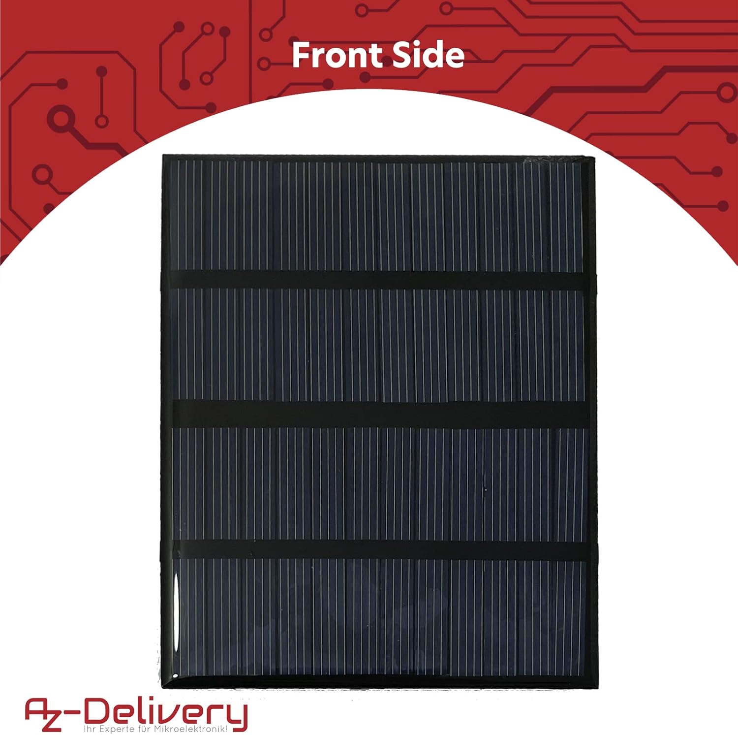 Thumbnail 1 de Lot de 3 mini panneaux solaires AZDelivery en polycristallin 5 V 1,5 W (compactes et portables)