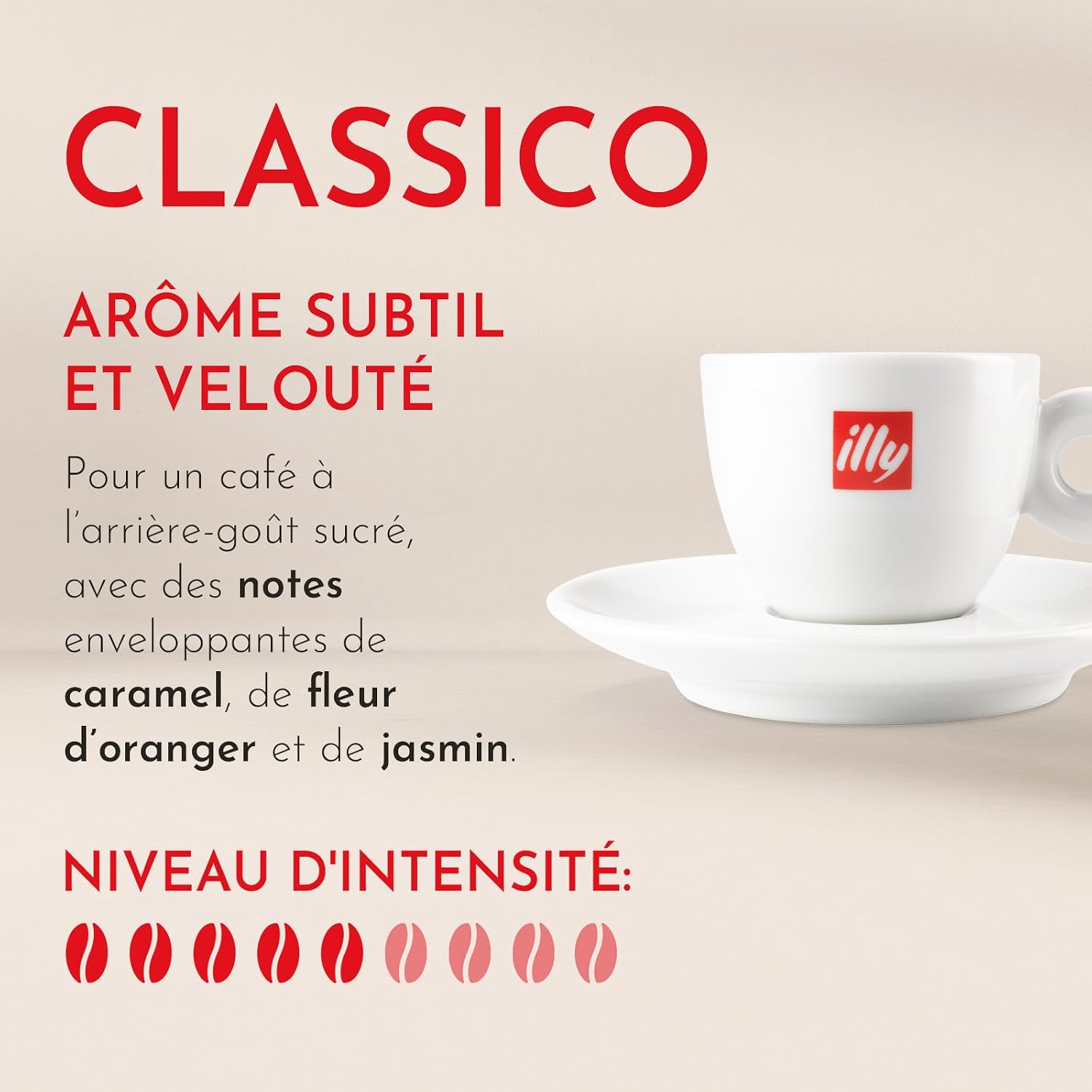 Detalle de illy Café en Dosettes E.S.E Monodose Classico – 100% Arabica, notes fleur d’oranger et jasmin