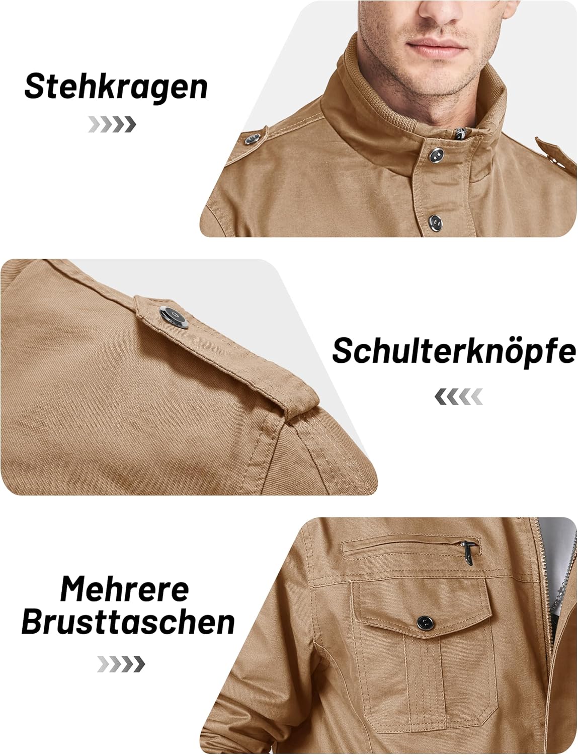 Thumbnail 3 de Tacvasen Herren Übergangsjacke Blouson
