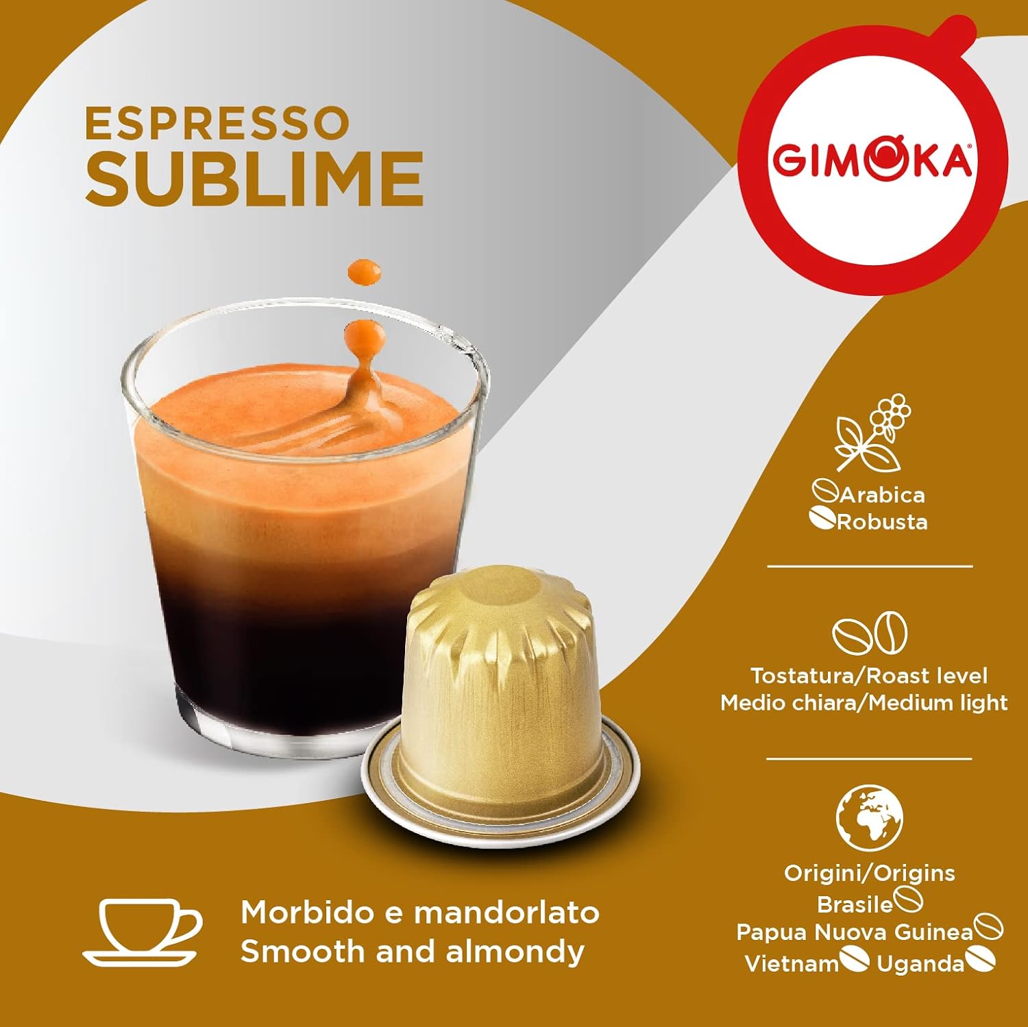 Thumbnail 6 de Gimoka Nespresso Compatible Aluminium Coffee Capsules Sublime