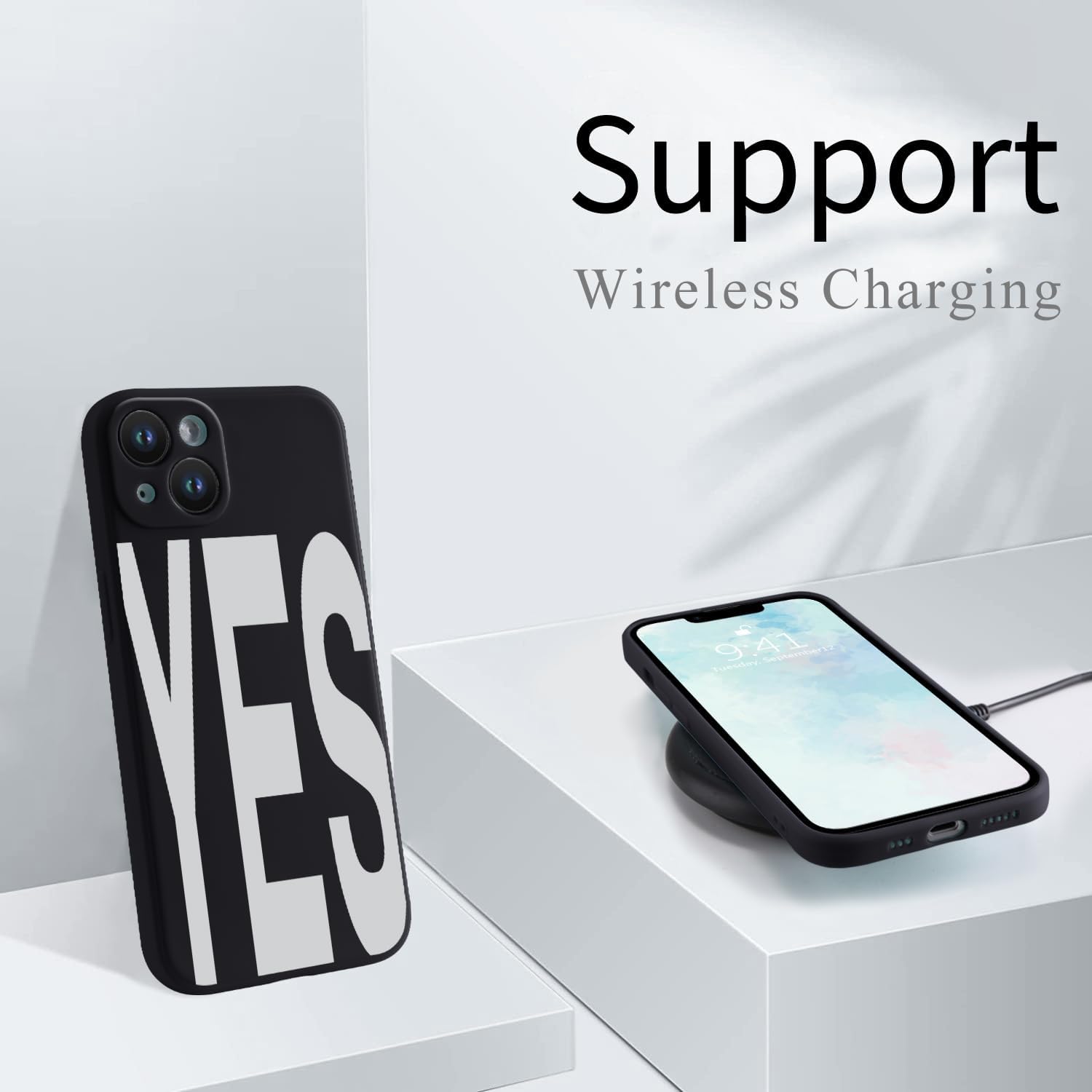 Detalle 2 de Wihytec JJ-BGJ-IP15PM-2024338 iPhone 15 Pro Max Case, Matte Silicone with YES Design