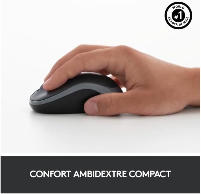 Thumbnail 2 de Logitech MK270 kabelloses Set mit Tastatur und Maus (Windows, französisches AZERTY) – Schwarz