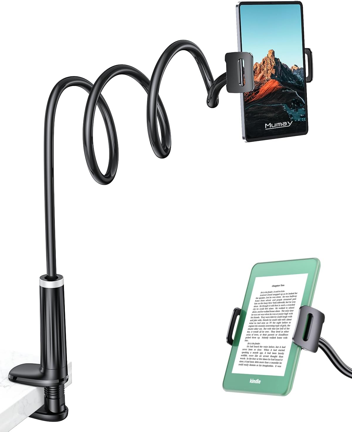 Detalle de Schwanenhals Tablet Bett Halterung 360°