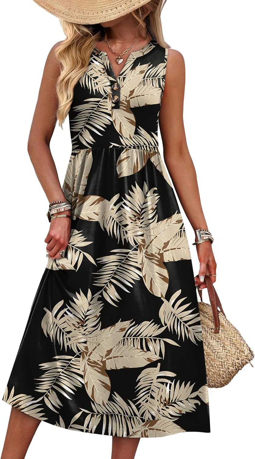 Thumbnail 6 de WIHOLL Women's Summer Maxi Dress with Pockets — Versatile Vacation Chic