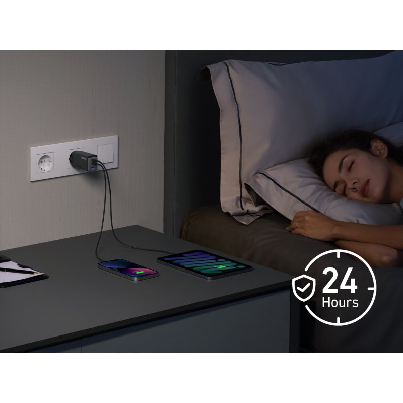 Thumbnail 1 de Anker Prime Cargador de Pared 65W 1x USB + 2x USB-C Negro