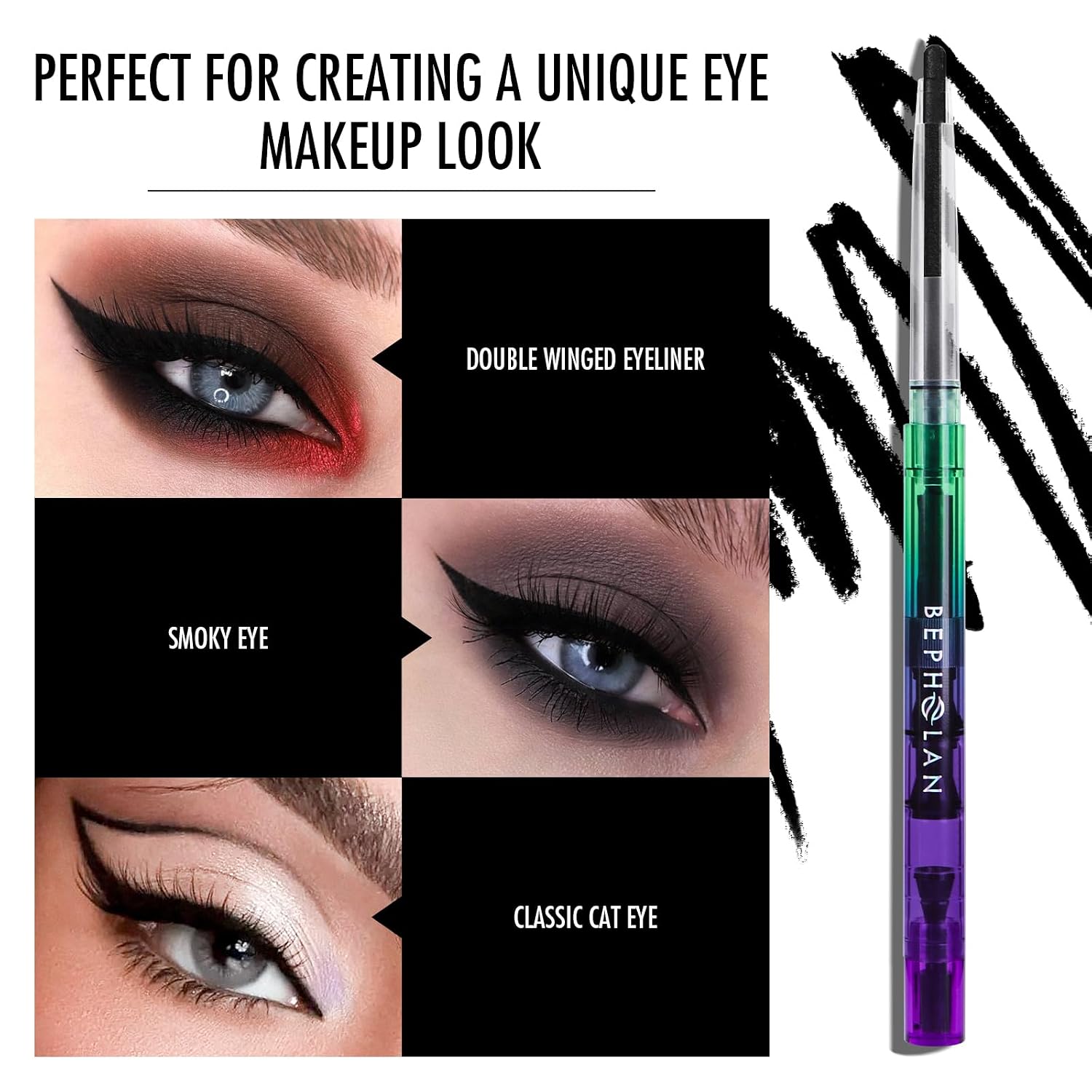 Thumbnail 5 de BEPHOLAN Black Gel Eyeliner Pencil