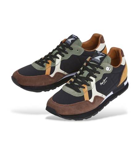 Thumbnail 1 de Pepe Jeans Zapatillas de piel Brit Prints marrón