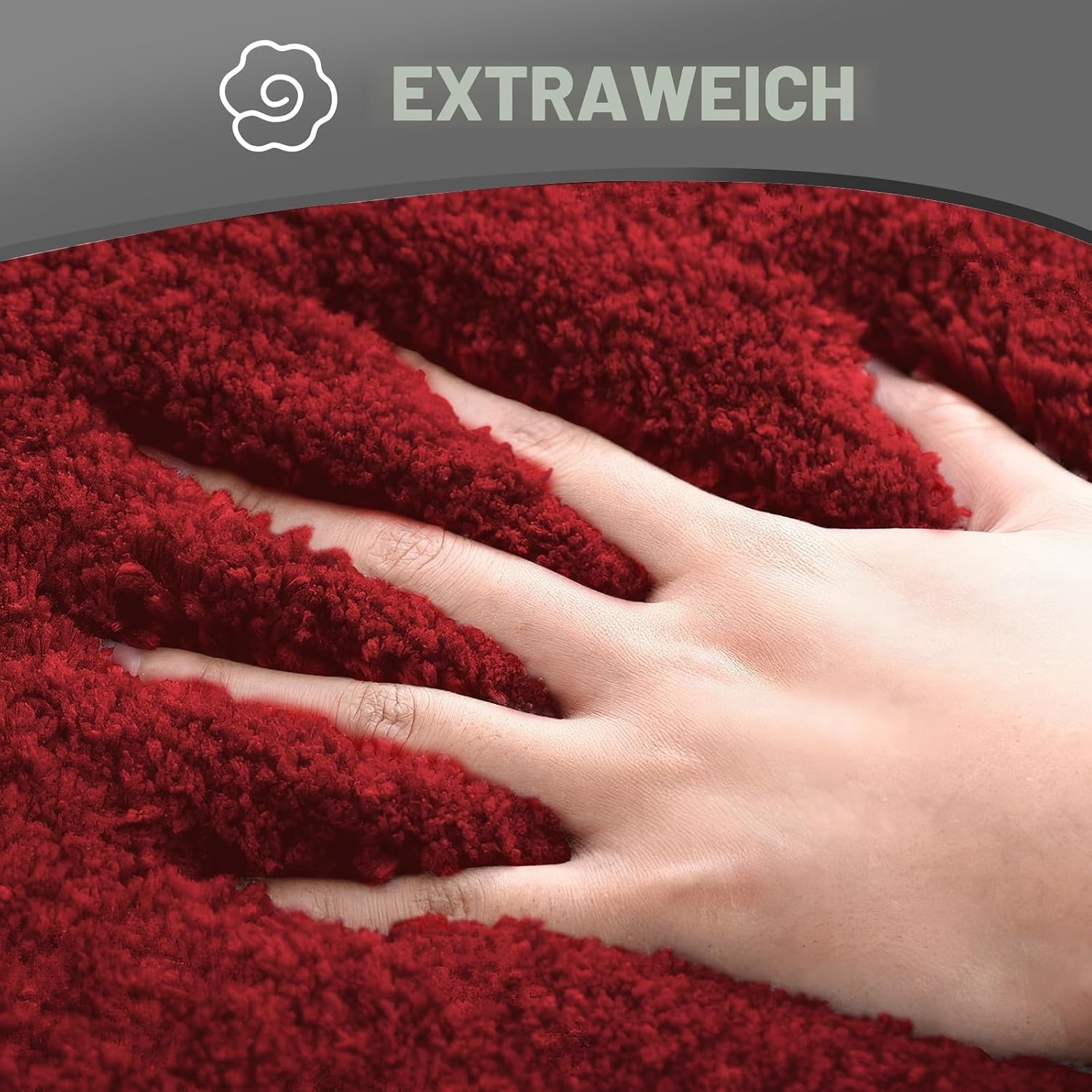 Thumbnail 2 de wyewye Mikrofaser-Badematte 50x80 cm