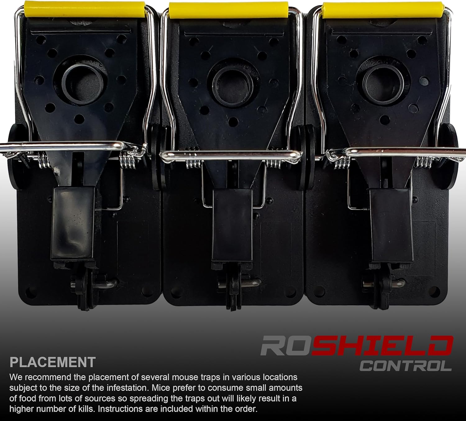 Detalle 2 de ROSHIELD 6 x Mouse Trap: Heavy Duty Reusable Trap 6 🤏