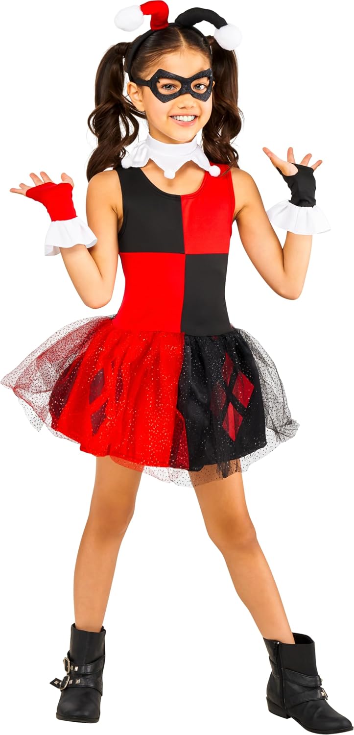Detalle de Rubies Harley Quinn Costume for Kids, Small
