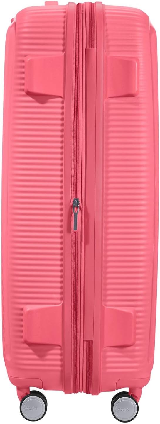 Detalle de American Tourister Soundbox valise Spinner L extensible 77 cm Rose Sun Kissed Coral (97/110 L)