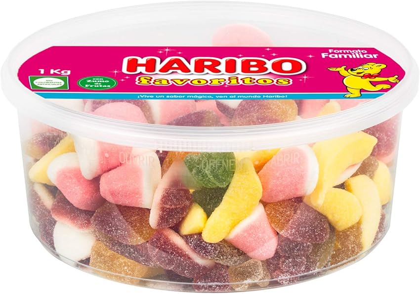 Detalle 2 de Haribo Favoritos 🧸 1kg - Galletas y Dulces