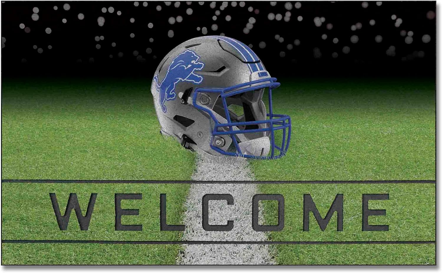 Detalle de FANMATS NFL Unisex-Adult Crumb Rubber Door Mat