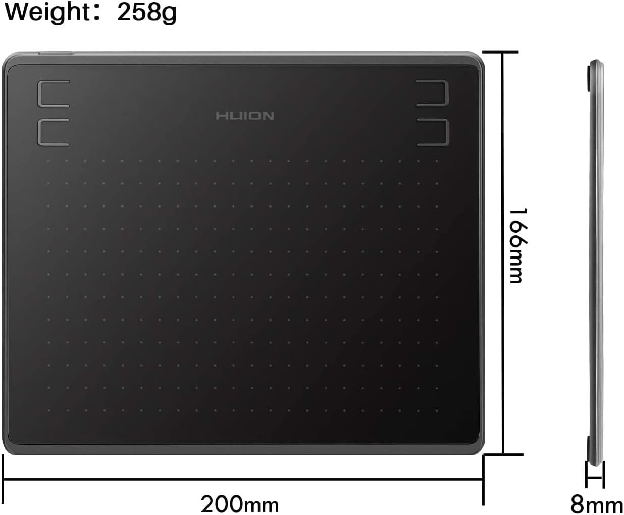Thumbnail 1 de HUION HS64 graphics tablet with 8192 levels