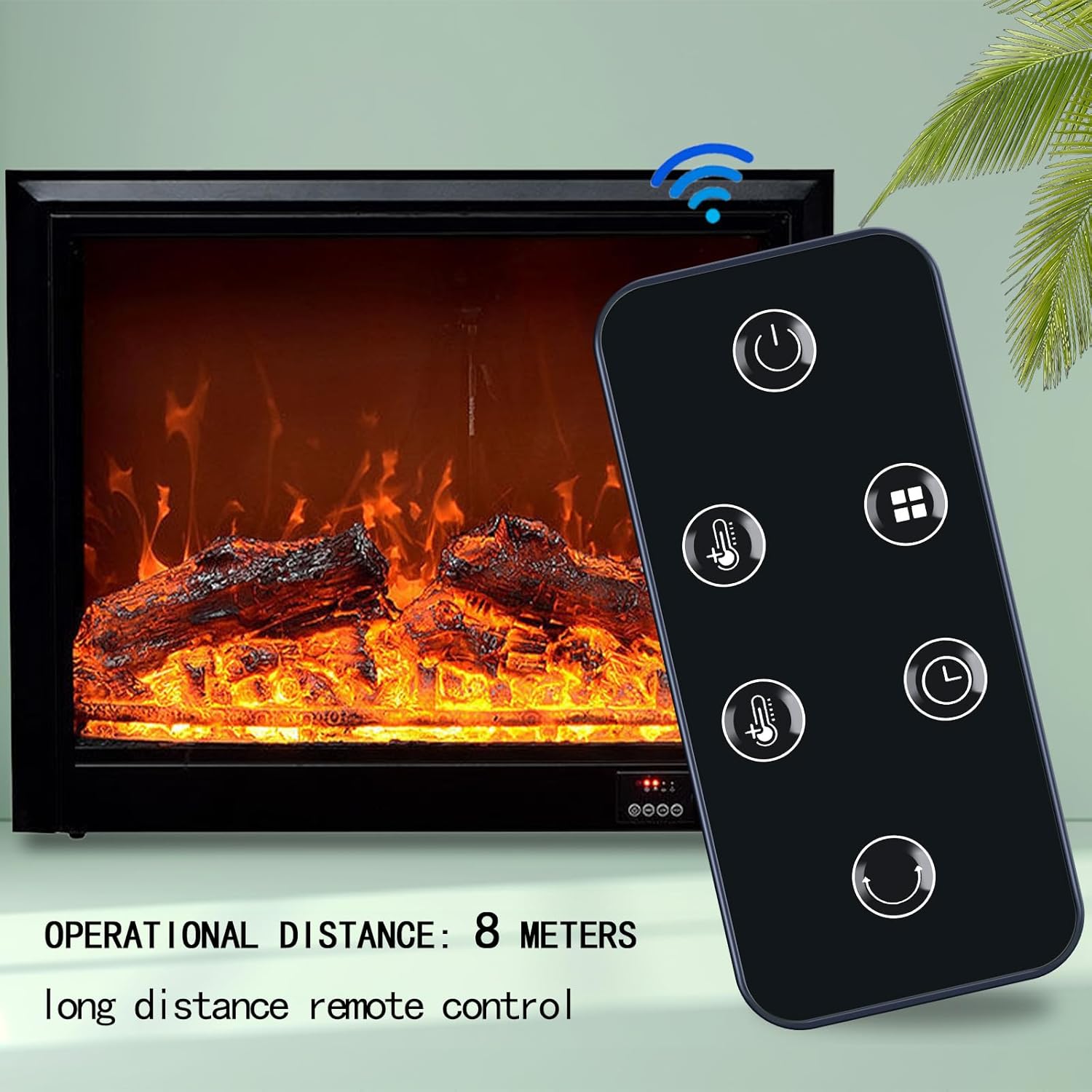 Detalle 2 de TCNOUMT Replacement Remote Control for 1500W Space Heater