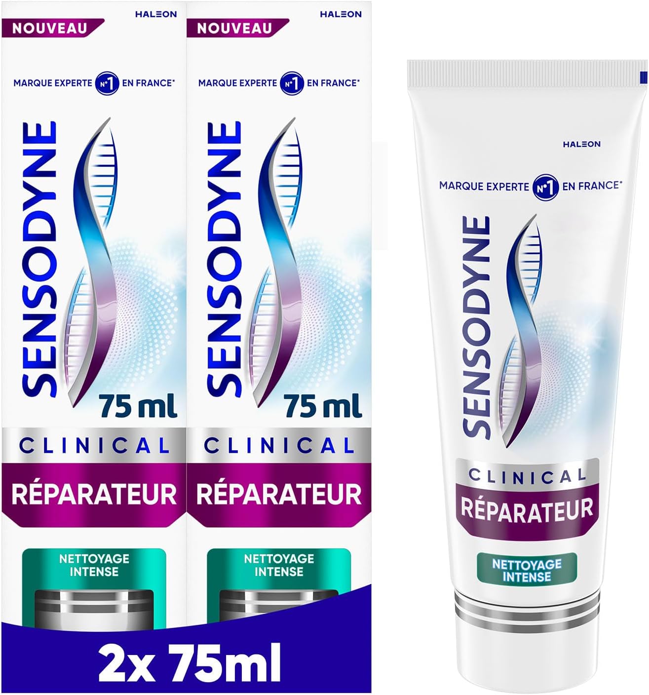 SENSODYNE Dentifrice Clinical Réparateur 2 x 75 ml 🪥