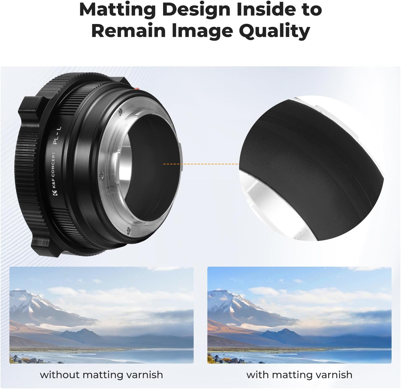 Thumbnail 3 de K&F CONCEPT PL‑L Mount Adapter für L‑Mount