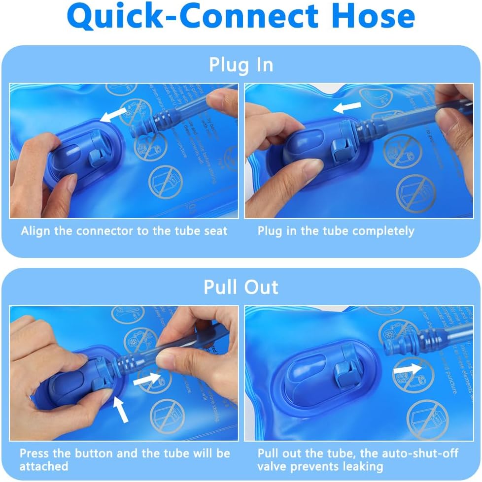 Detalle de Flintronic Hydration Bladder 2L Leak Proof Reservoir (BPA Free) with Insulated Tube