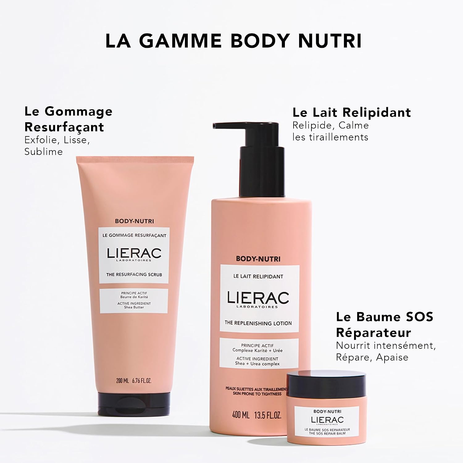 Thumbnail 3 de Lierac Body-Nutri Gommage Rigenerante: scrub esfoliante e levigante con Burro di Karité, 200 ml