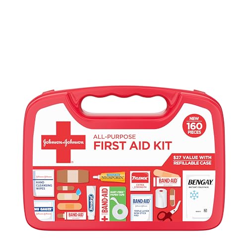 Detalle de BAND-AID Brand All-Purpose Portable Compact First Aid Kit, 160 Piece