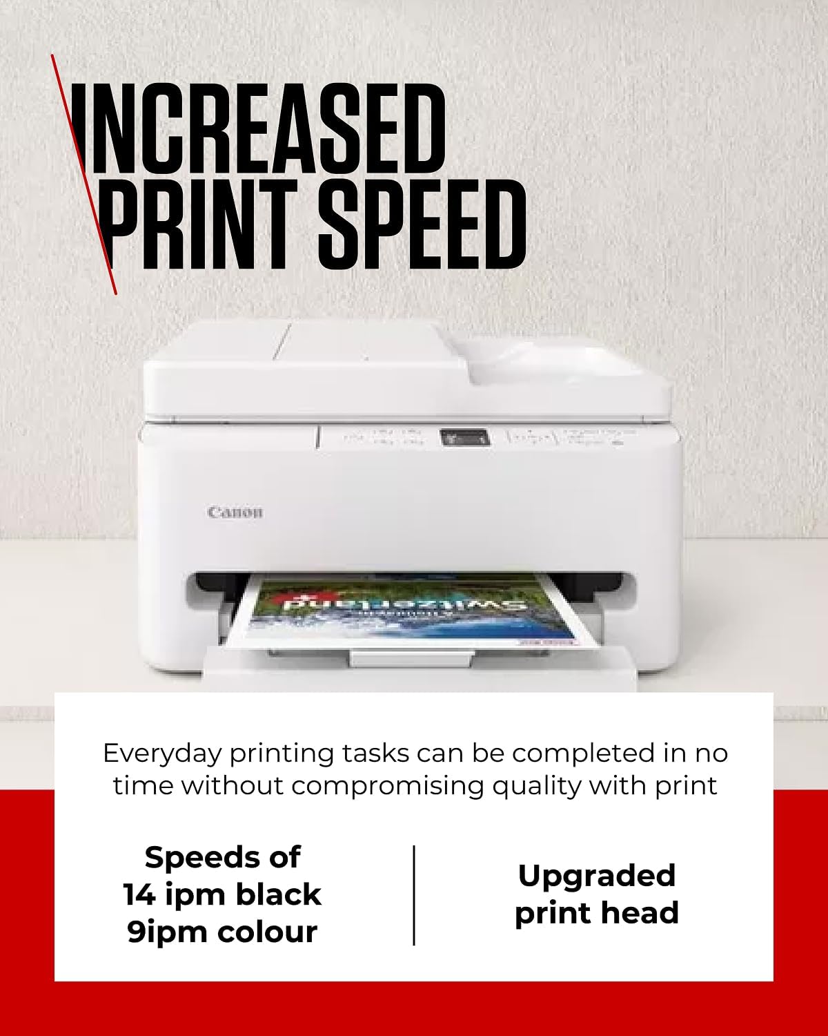 Detalle de Canon PIXMA TS7550I: A compact, wireless all‑in‑one for home offices