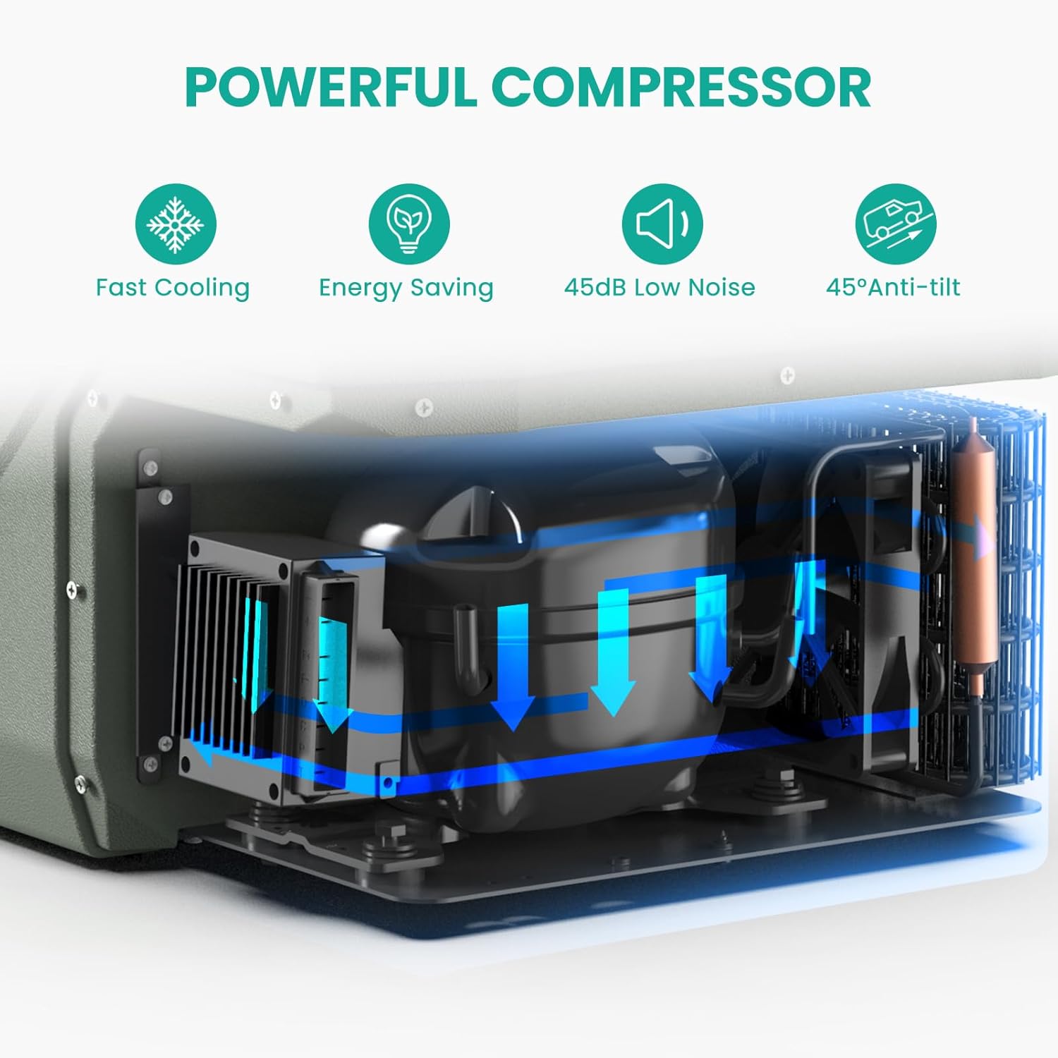 Thumbnail 4 de Alpicool NL9 Car Mini Fridge 9L: Portable 12V/24V Car Refrigerator with Freezer Capability