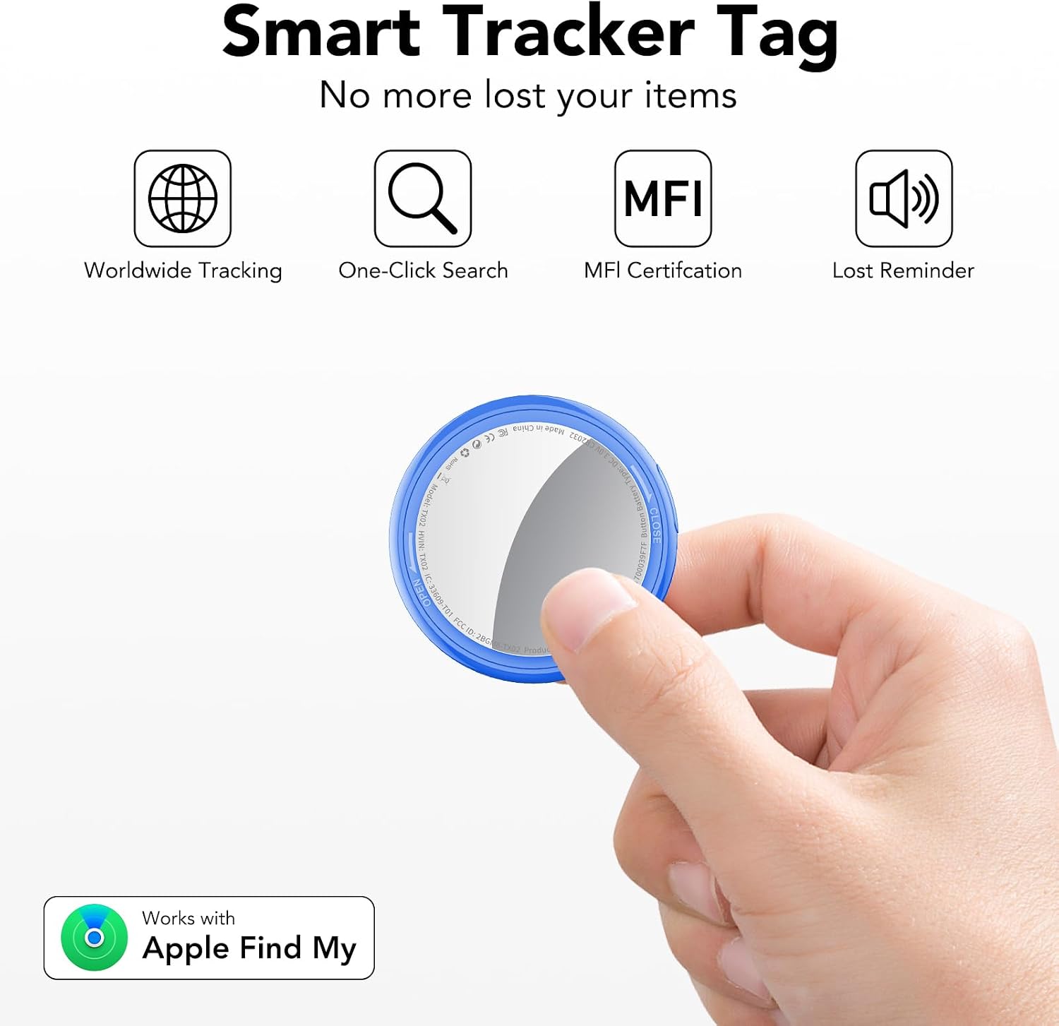Detalle de Air Tracker Tags 4 Pack 100dB Finder