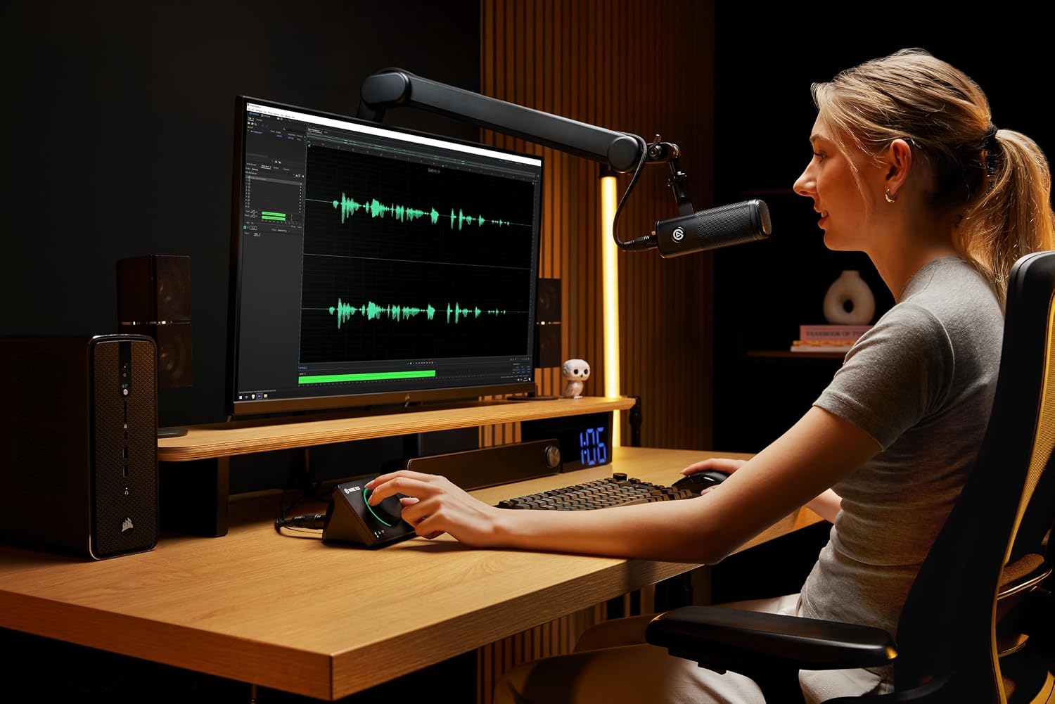 Detalle 2 de Elgato Wave XLR MK.2 XLRマイク用USBオーディオインターフェイス、80dBゲイン・DSPエフェクト搭載