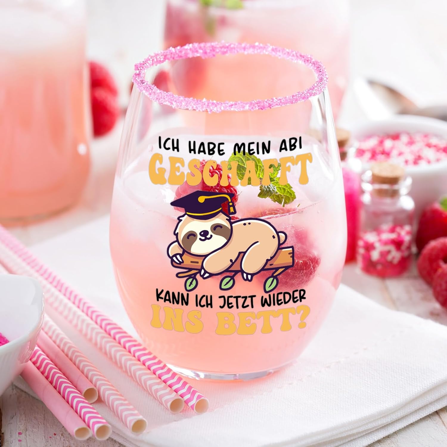 Thumbnail 4 de Joymaking Weinglas Abi 2025 17 oz Geschenk