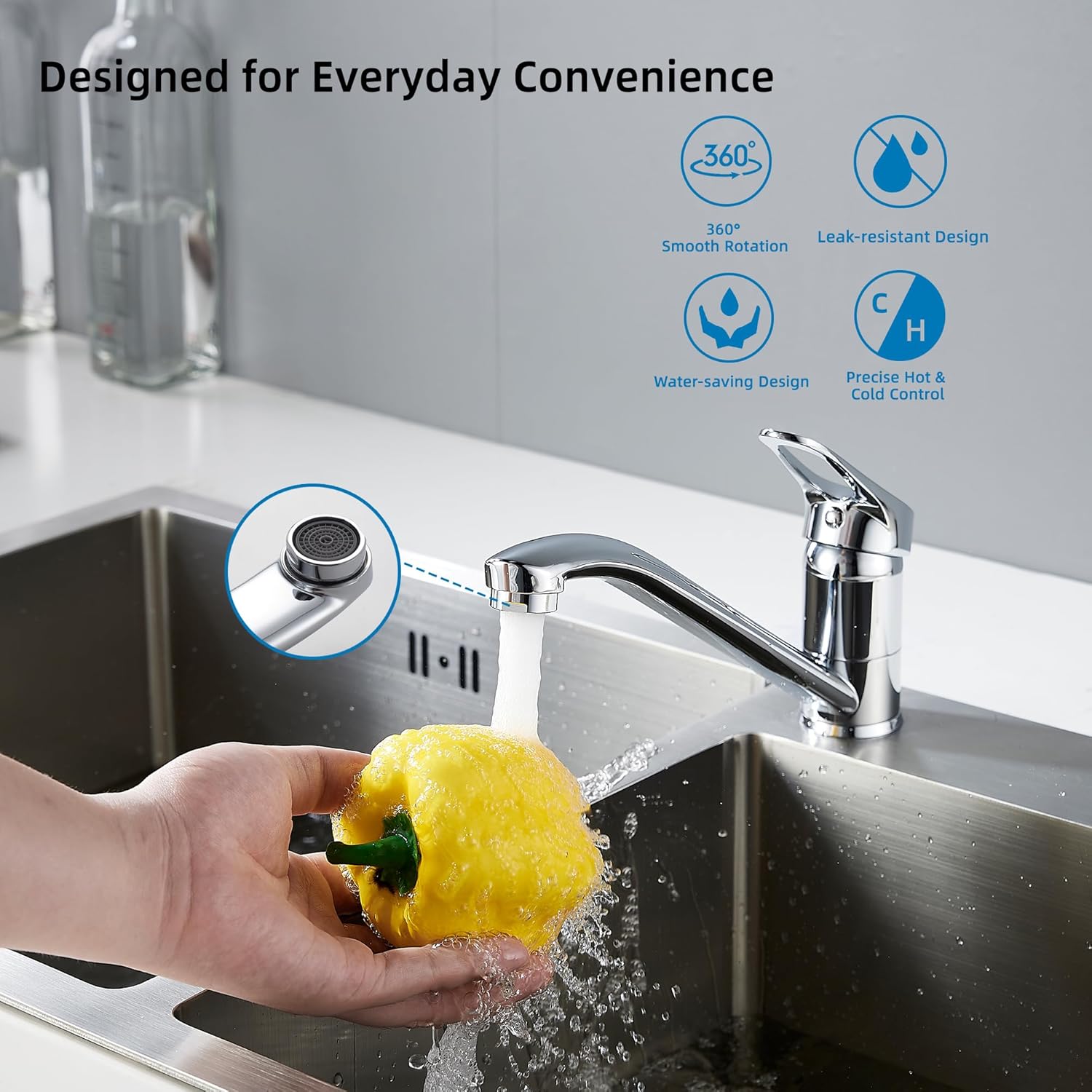 Thumbnail 2 de BELZ Kitchen Mixer Tap 360° swivel