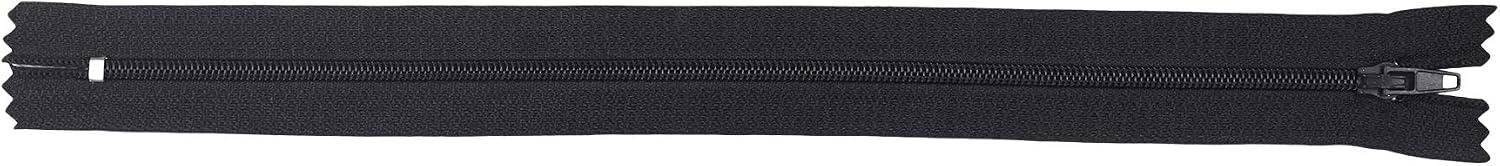 Detalle 2 de Mandala Crafts 13-Inch Black Nylon Zippers, 80-Pack, Closed-End #3 Coil