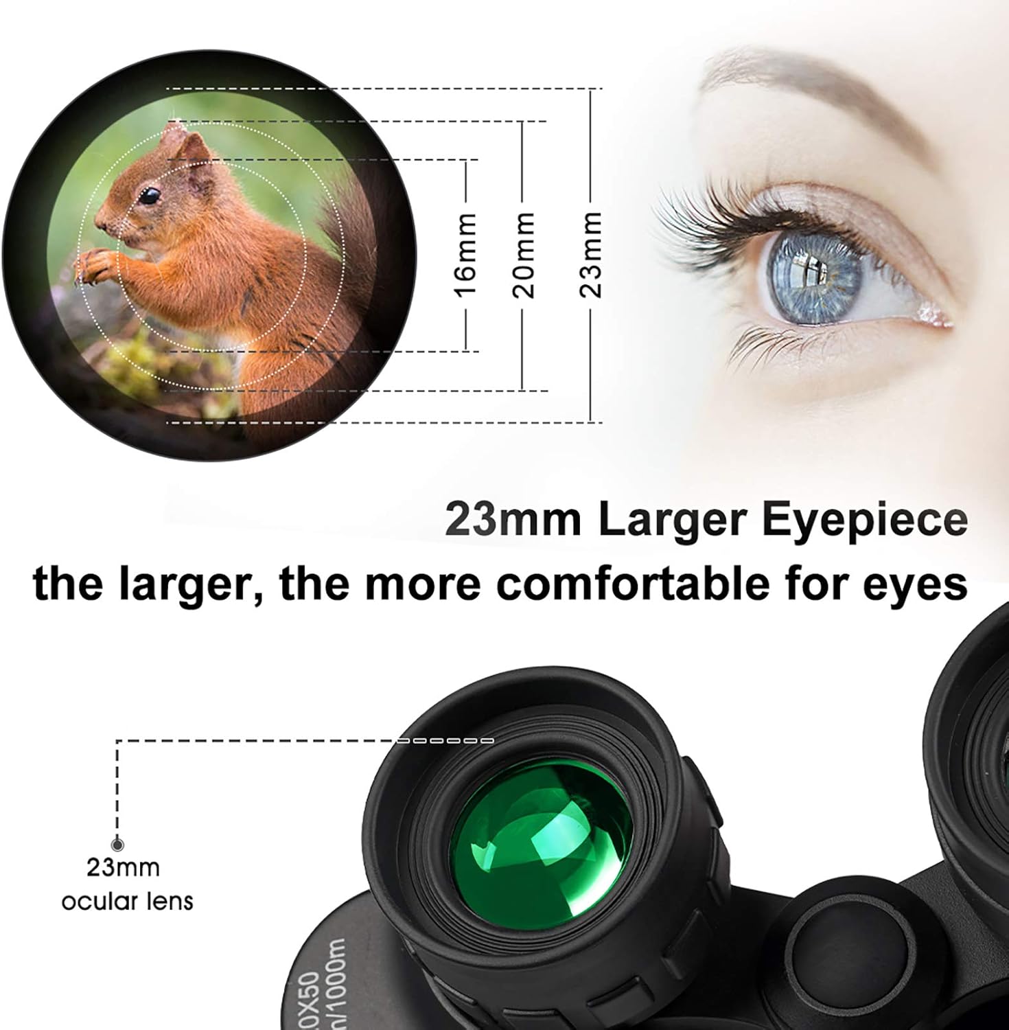 Thumbnail 1 de 20x50 Binoculars for Adults – High Power, Waterproof with Carrying Case