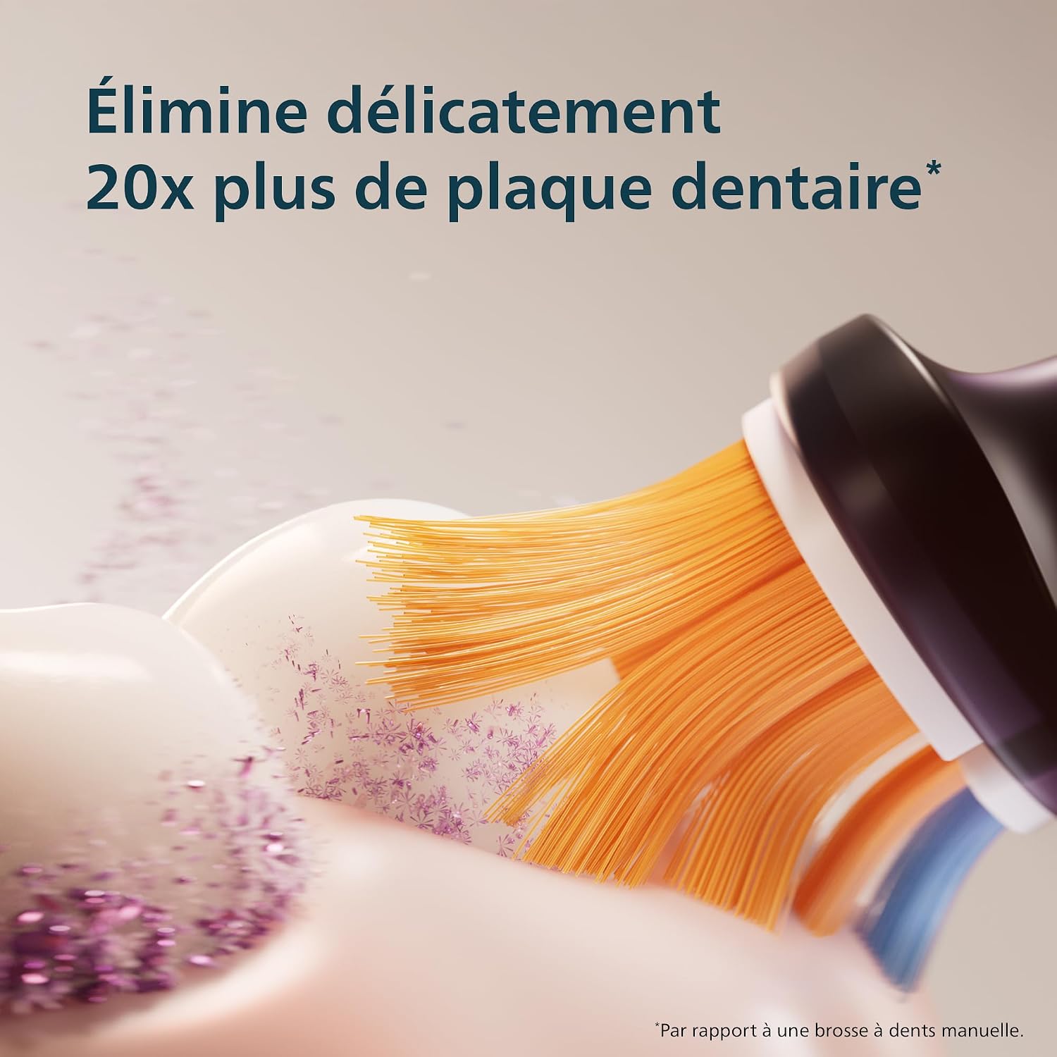 Detalle de Philips Sonicare 7500 HX7423/10 elektrische tandenborstel, 12 instellingen