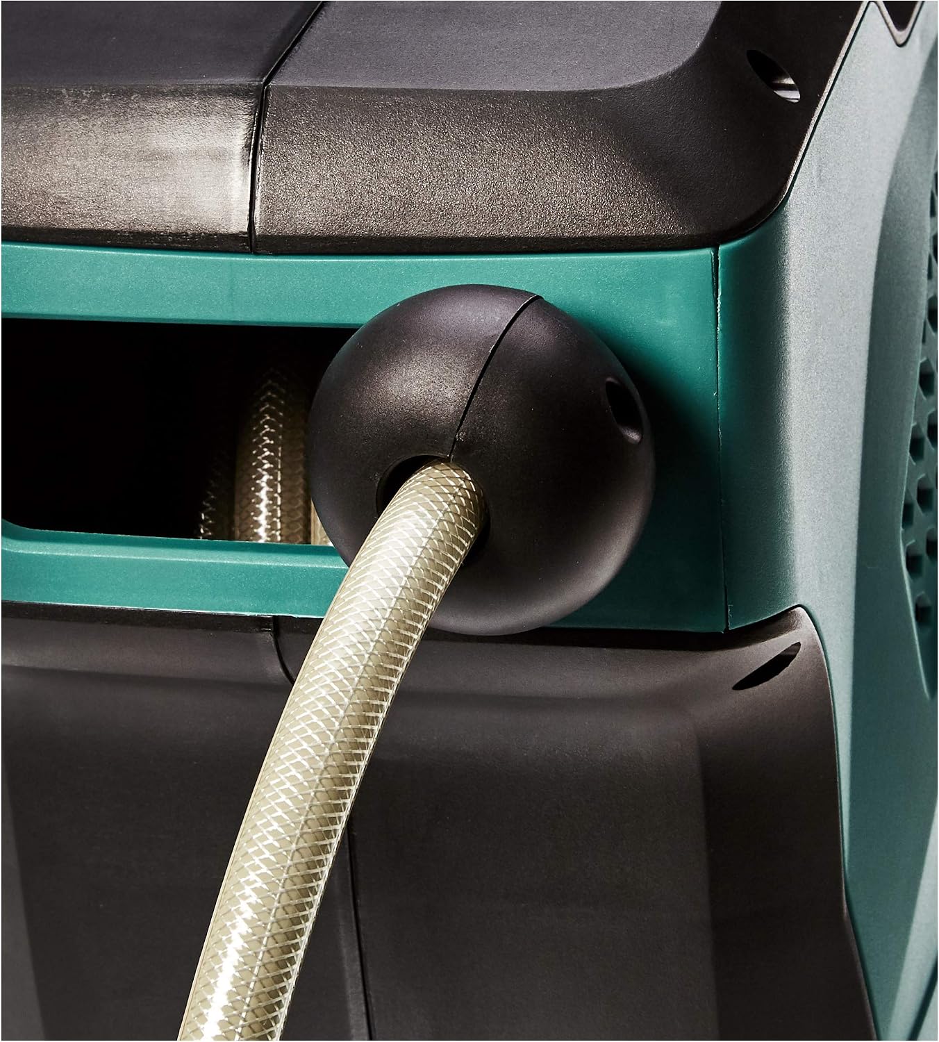Thumbnail 2 de Amazon Basics Auto-Rewindable Hozelock Wall-Mounted Hose Reel, 25 m – Black & Green