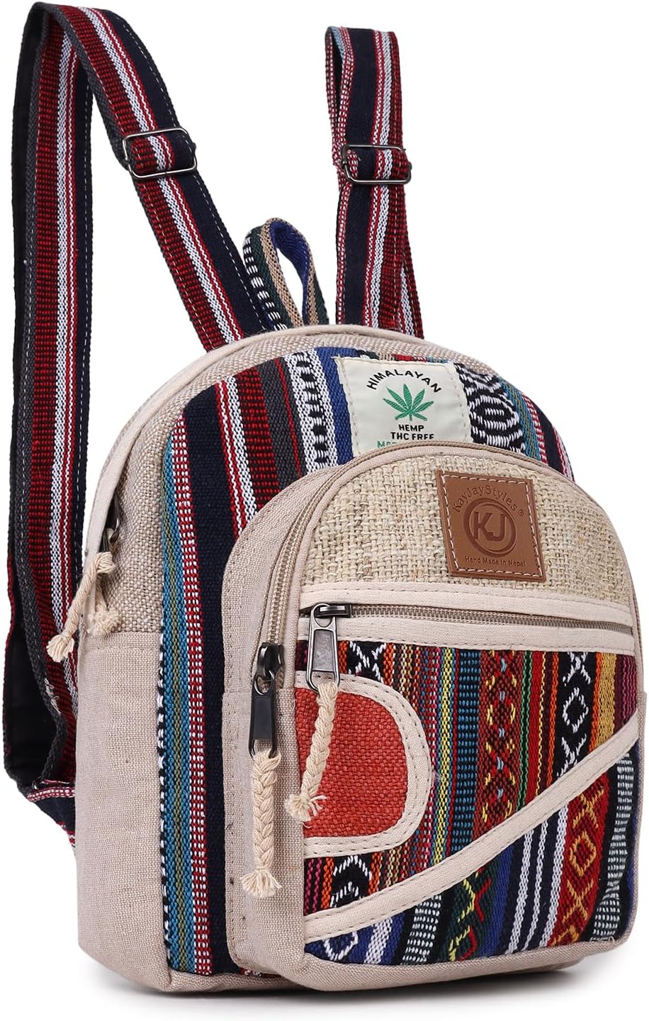 Detalle de KayJayStyles Hemp Mini Backpack