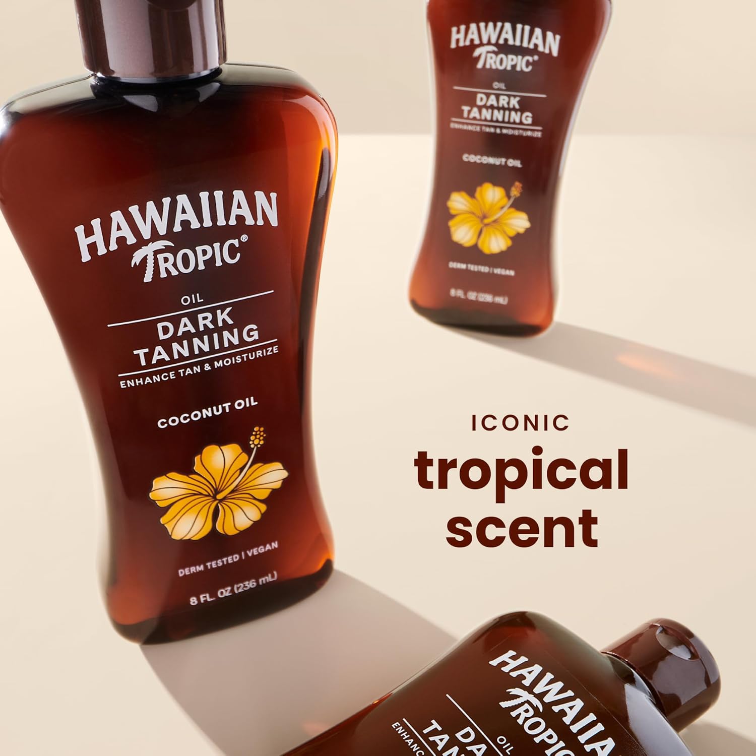 Thumbnail 2 de Hawaiian Tropic Dark Tanning Oil, 8 Fl Oz Twin Pack