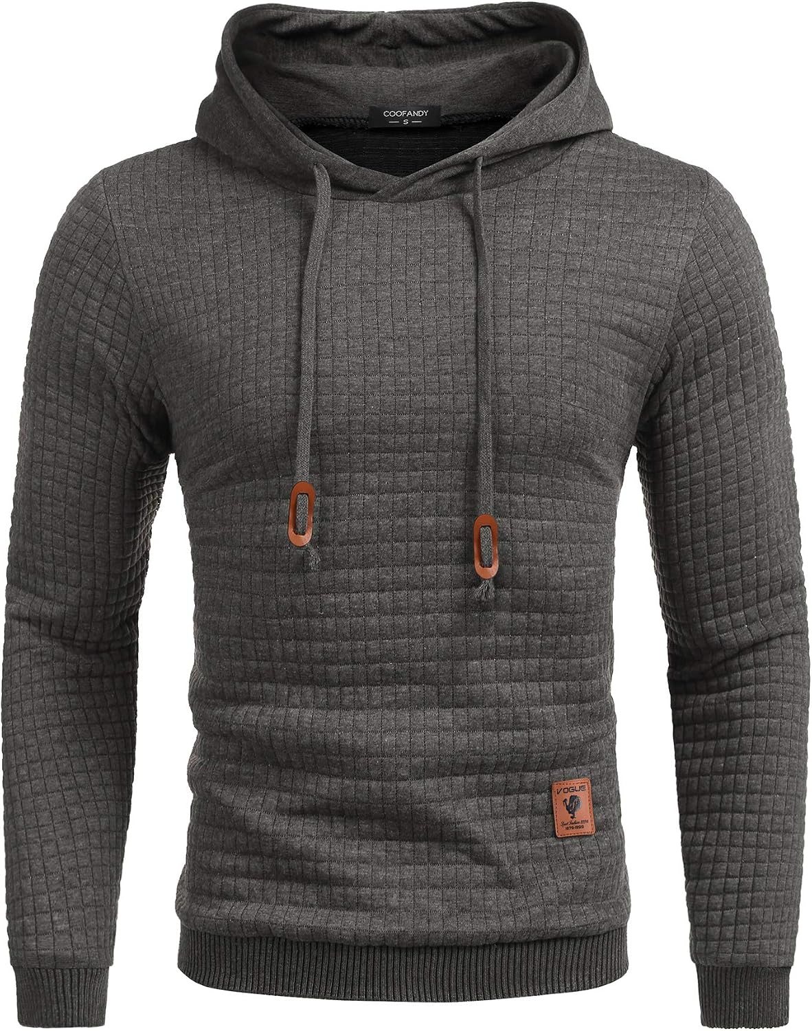 Thumbnail 5 de COOFANDY Pull à capuche homme hipster gym à carreaux avec cordon de serrage