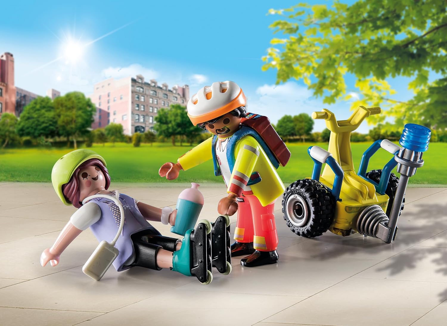 Thumbnail 2 de Playmobil 71257 Starter Pack Secouriste avec gyropode – City Life, Les Secours (2 personnages, gyropode, soins) — Coffret découverte dès 4 ans