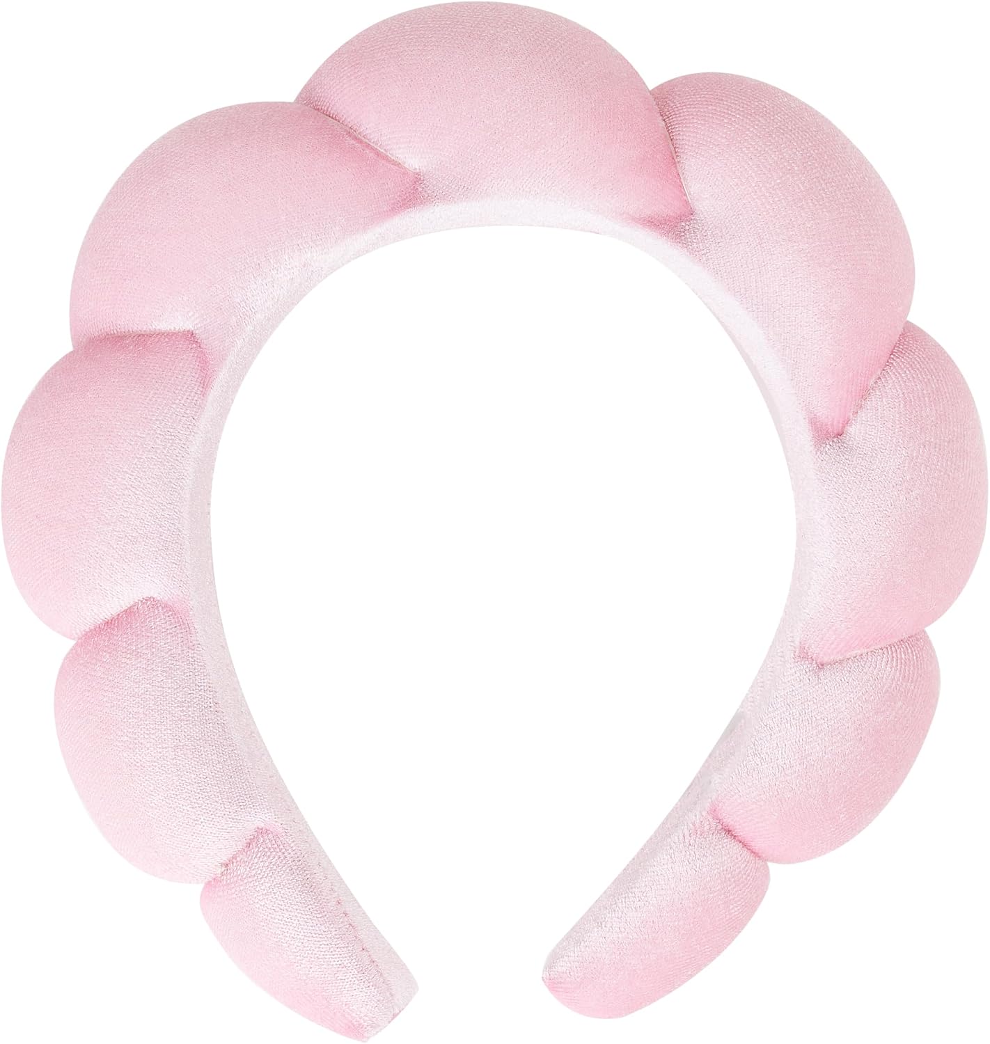 Detalle 2 de Brushworks Pink Cloud Headband: fascia leggera e confortevole per il look beauty