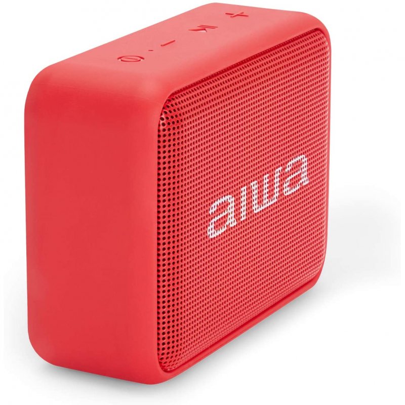 Thumbnail 1 de Aiwa BS-200: Altavoz Bluetooth 6W Rojo, compacto y resistente para tus encuentros