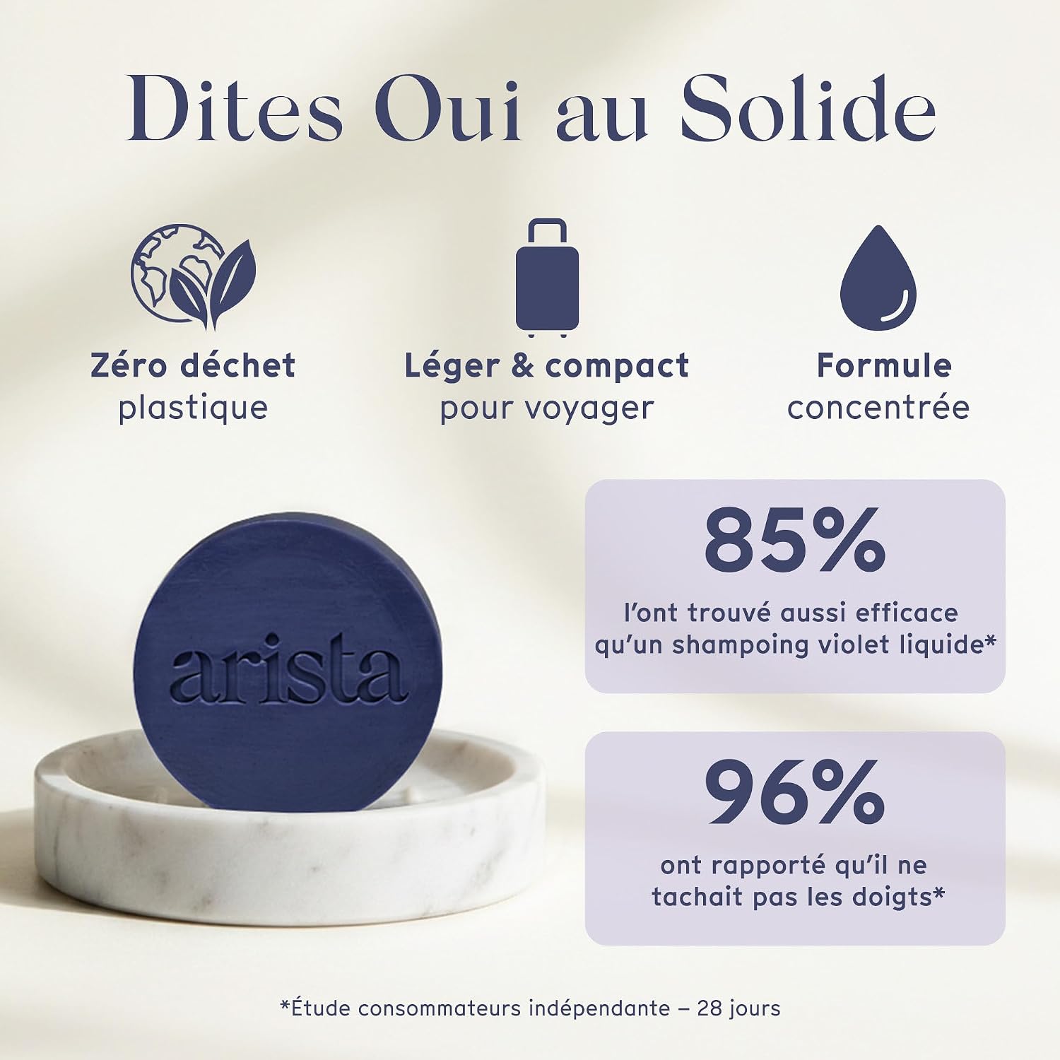 Thumbnail 6 de Arista Ayurveda Arista Shampoing Violet Solide : anti-jaunissement pour cheveux blondes